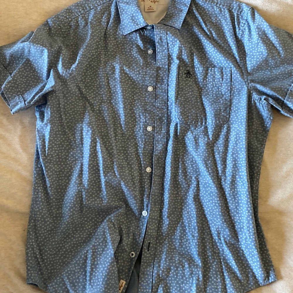 Penguin short sleeve button up